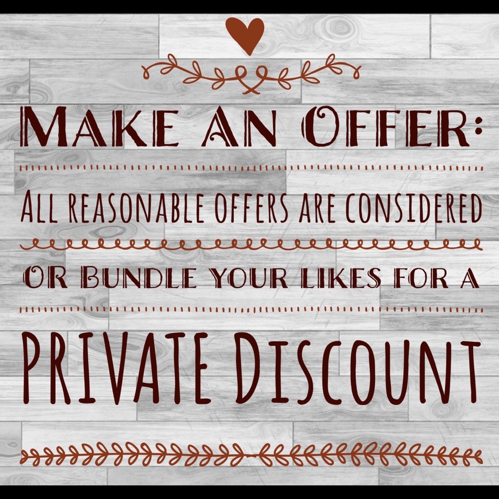 💕Bundle your Likes or Make an Offer💕